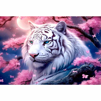 Алмазная мозаика Бенгальский тигр 30 х 40 см Рыжий кот НД-0483 1